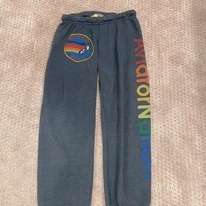 I’m selling Aviator Nation logo sweatpants in Charcoal Grey in a size xs!!